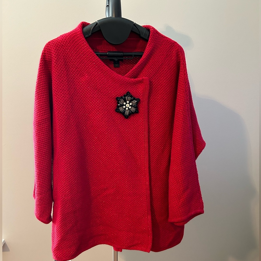 JM Collection Sweater Jacket